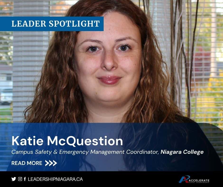 Katie McQuestion, Campus Safety and Emergency Management Coordinator, Niagara College